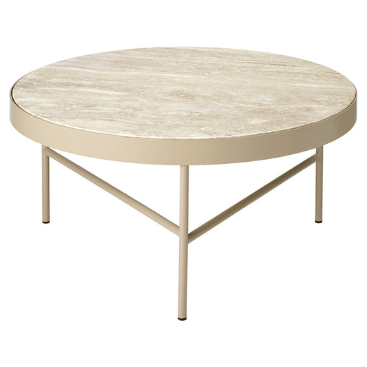 Travertine Table Large - Cashmere