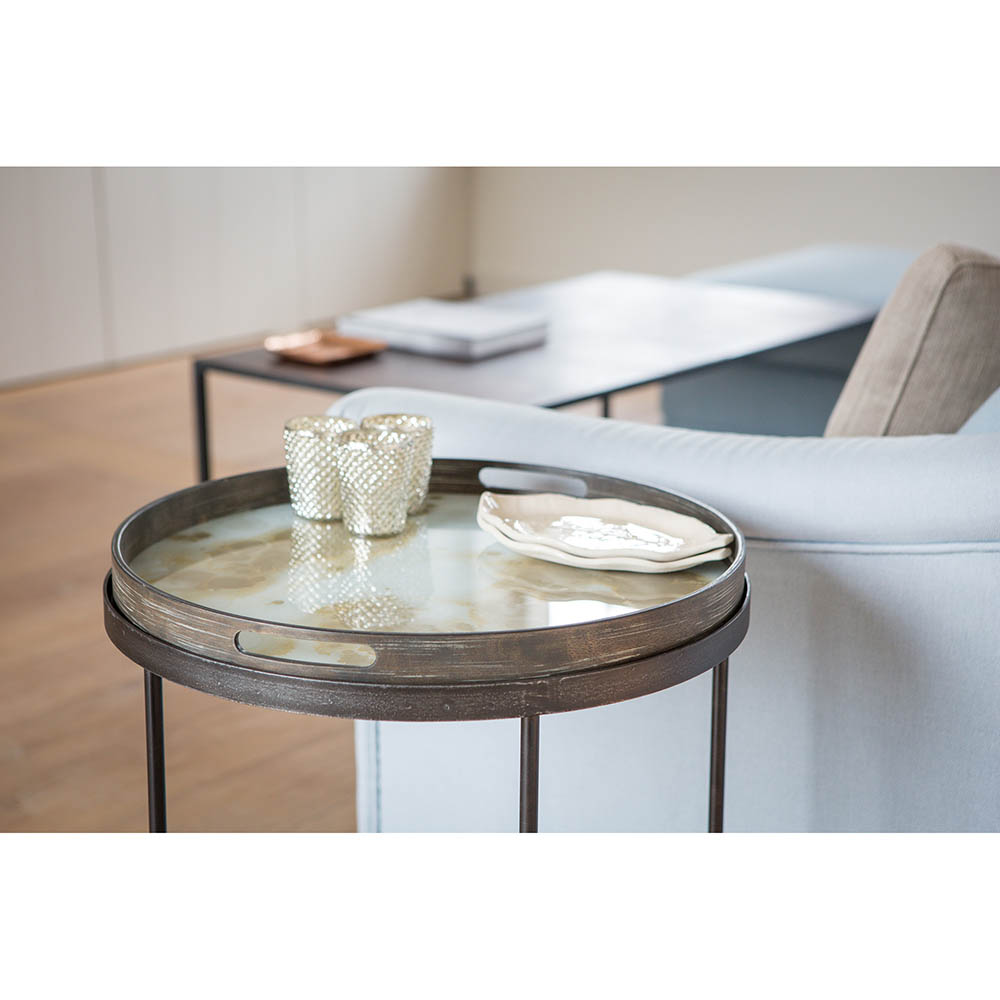 Tray Side Table - Round, Small