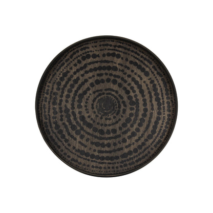 Tray Table High - Black Beads