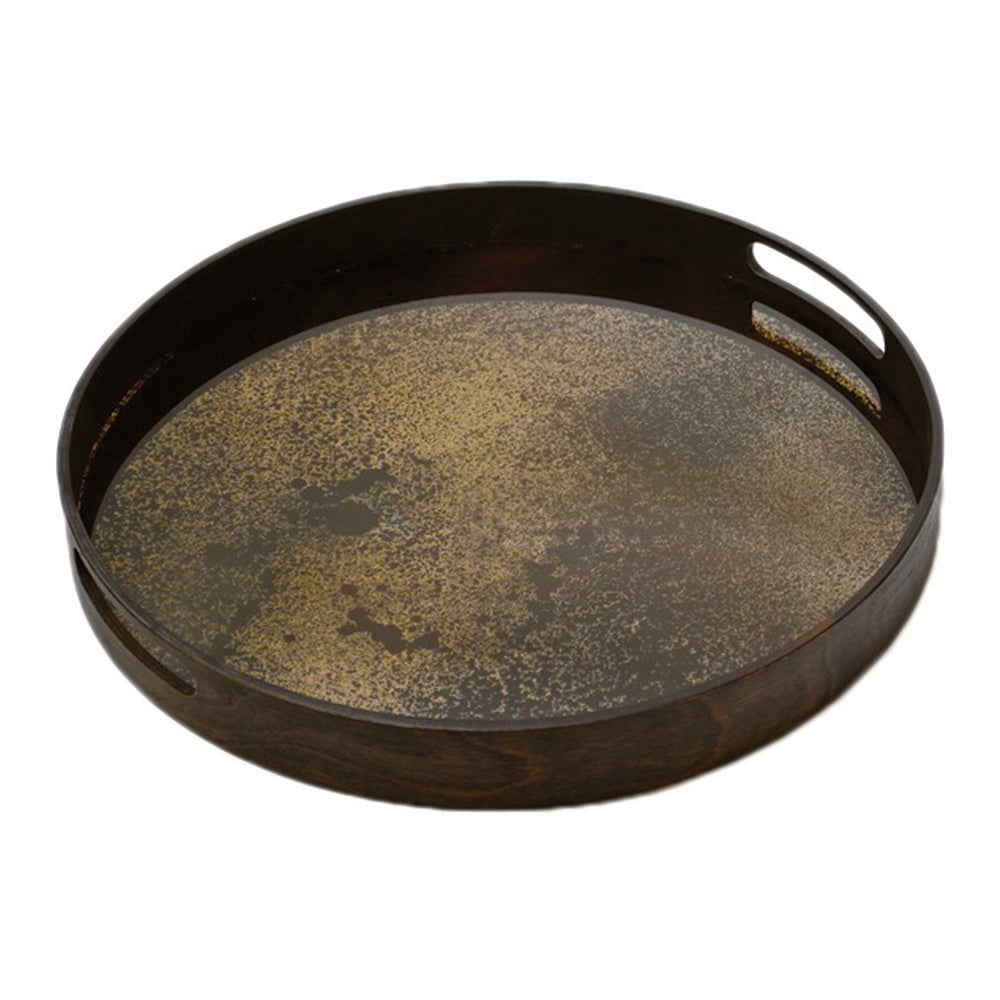 Tray Table High - Heavy Aged Bronze Mirror