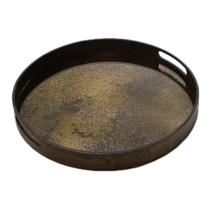 Tray Table High - Heavy Aged Bronze Mirror