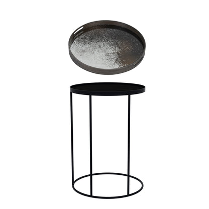 Tray Table High - Heavy Aged Mirror