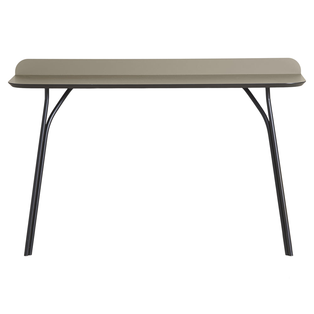 Tree Console Table - Beige Top, Black Legs