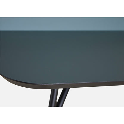 Tree Console Table - Verde Comodoro Top, Black Legs