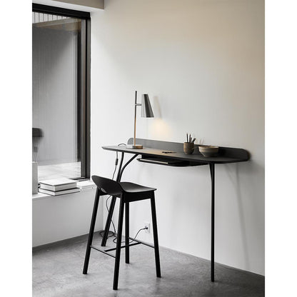 Tree Console Table - Verde Comodoro Top, Black Legs