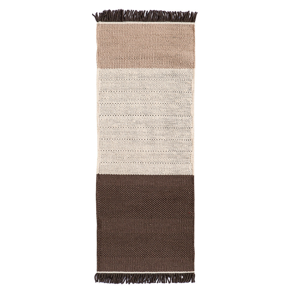 Tres Stripes Rug - Chocolate