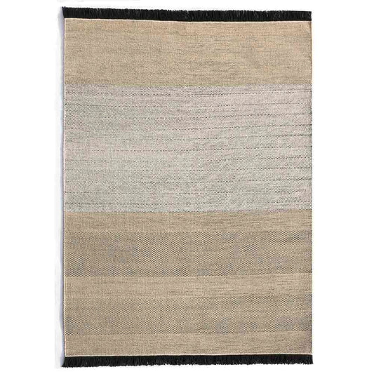 Tres Stripes Outdoor Rug - Black