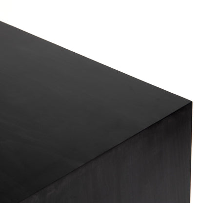 Trey Filing Credenza Desk System - Black Wash Poplar