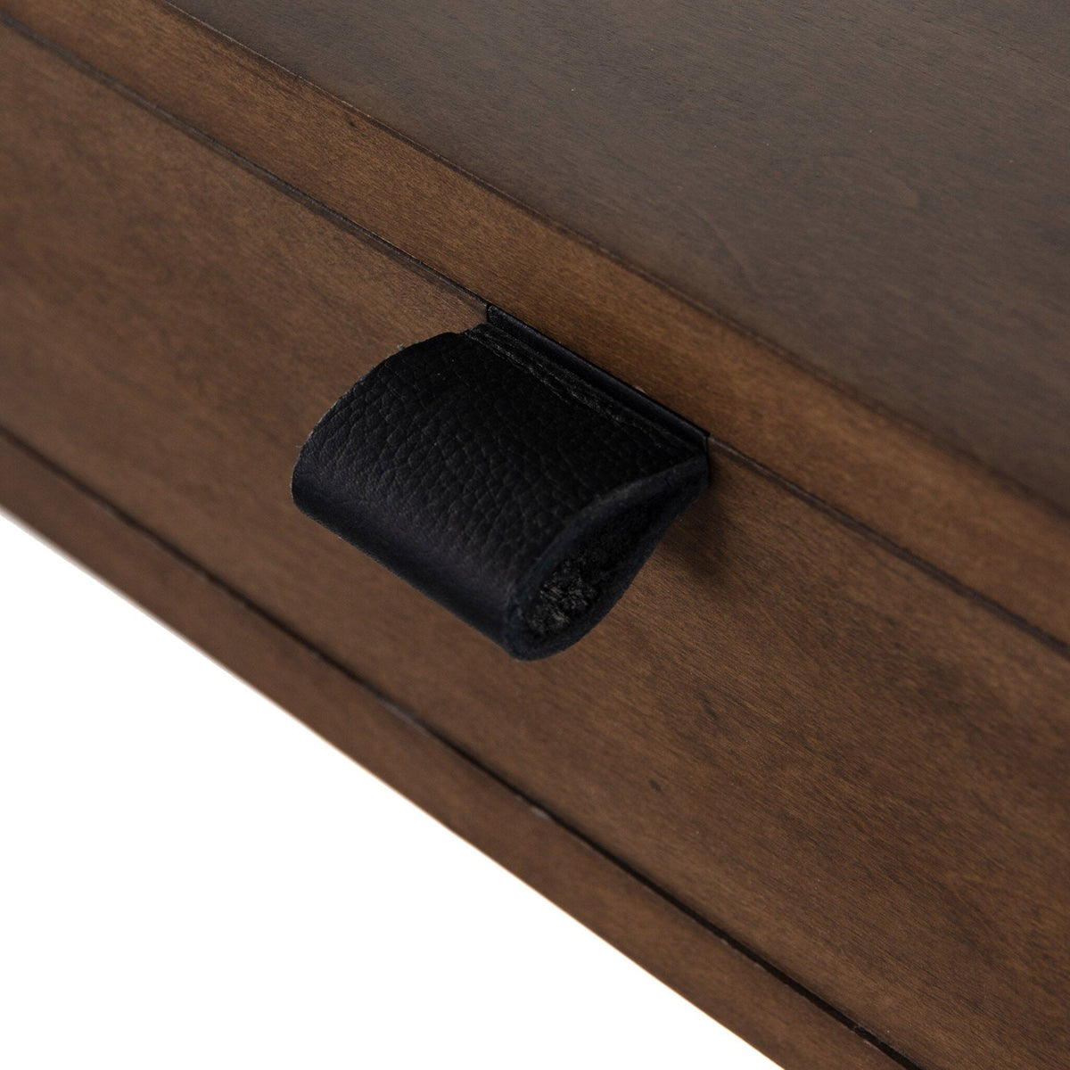 Trey Modular Wall Desk With 1 Bookcase - Auburn Poplar