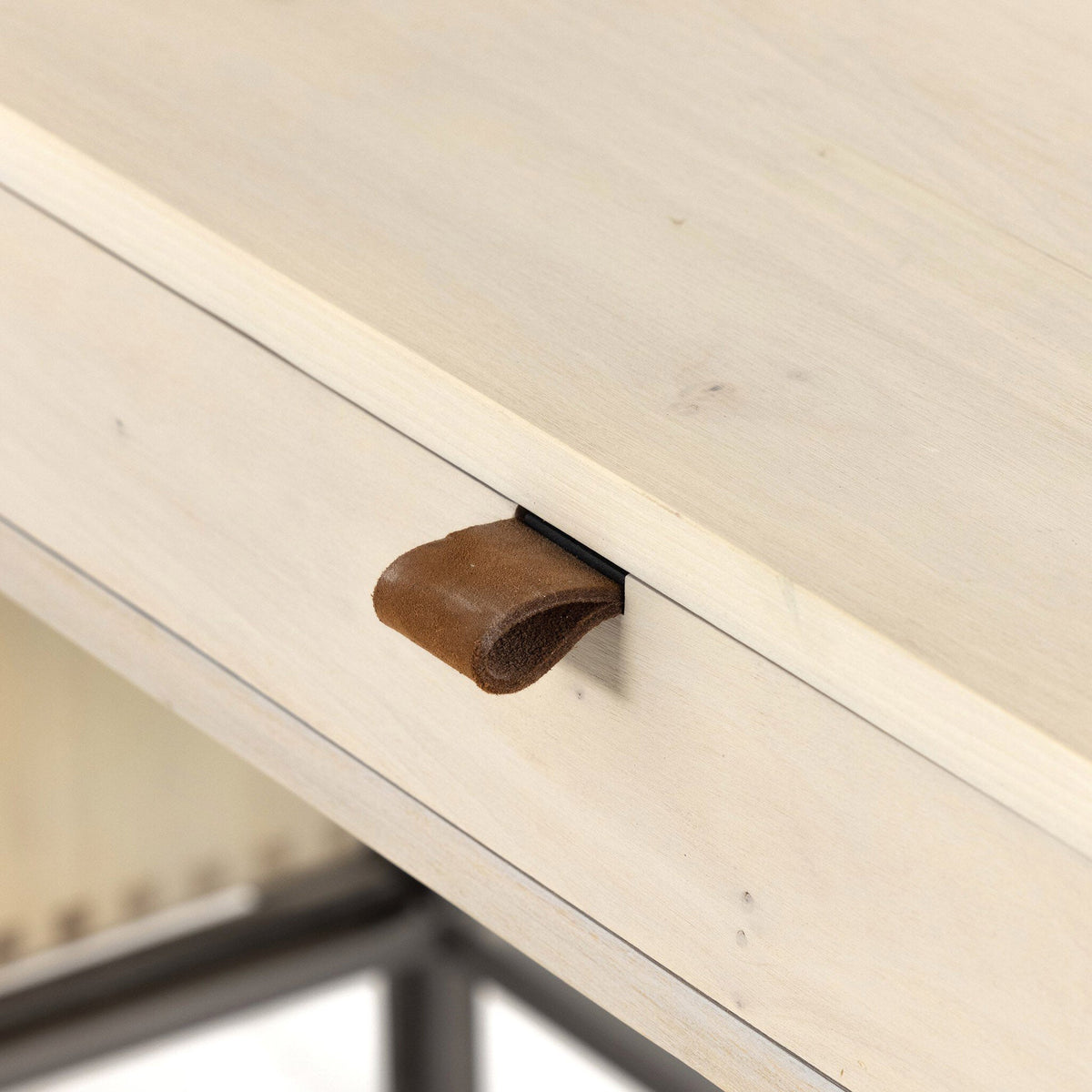 Trey Modular Wall Desk With 1 Bookcase - Dove Poplar