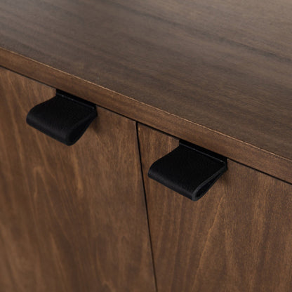 Trey Modular Wall Desk With 2 Bookcases - Auburn Poplar
