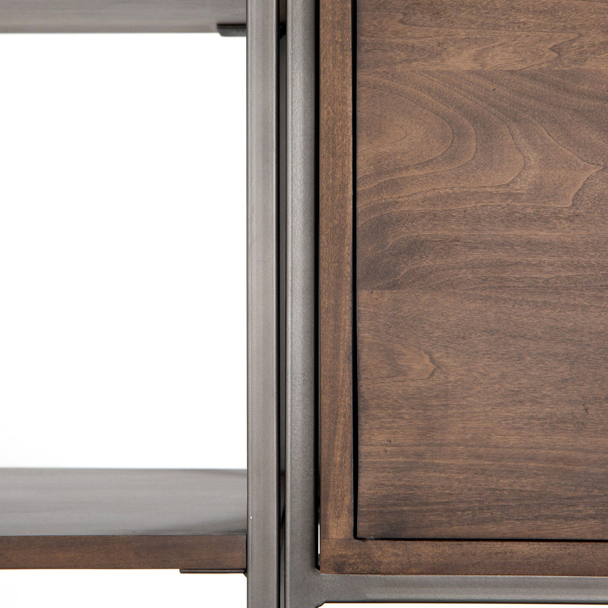 Trey Modular Wall Desk With 2 Bookcases - Auburn Poplar