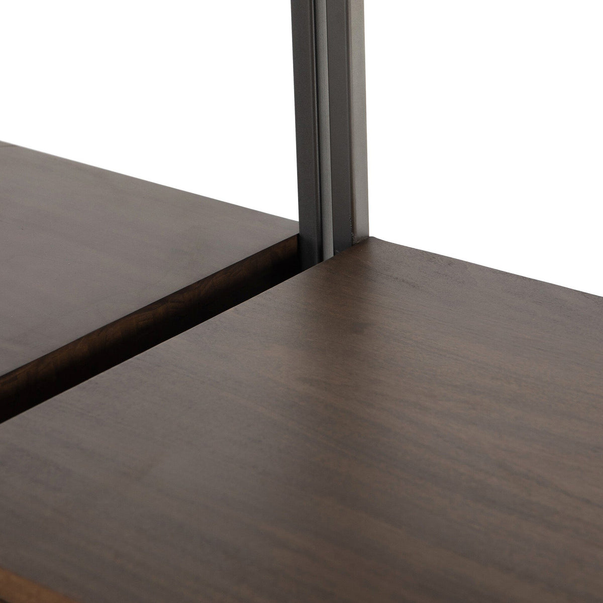 Trey Modular Wall Desk With 2 Bookcases - Auburn Poplar