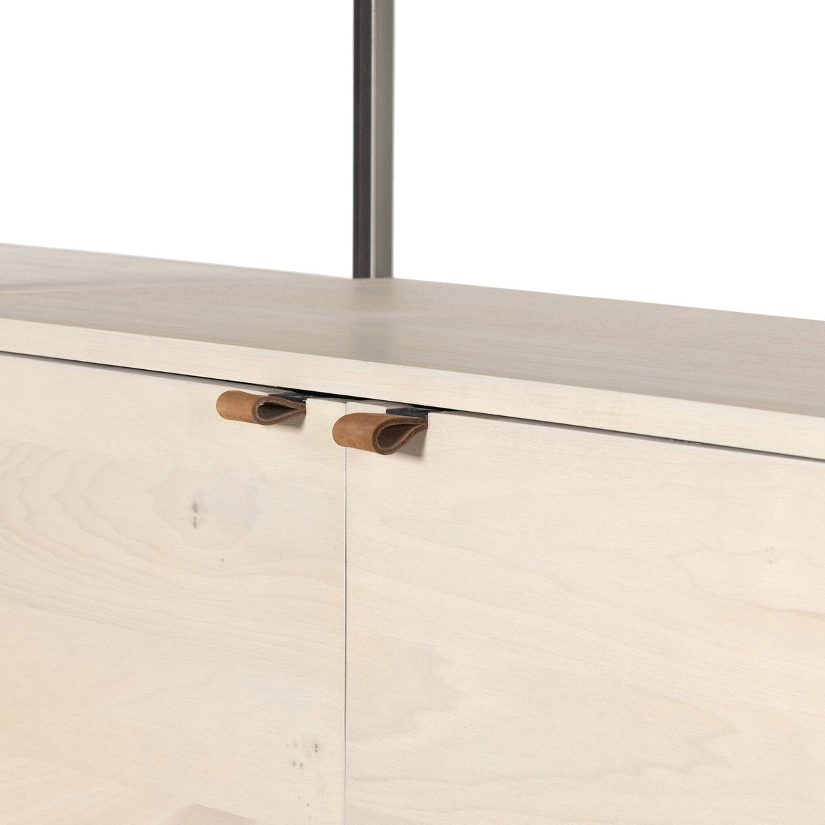Trey Modular Wall Desk With 2 Bookcases - Dove Poplar