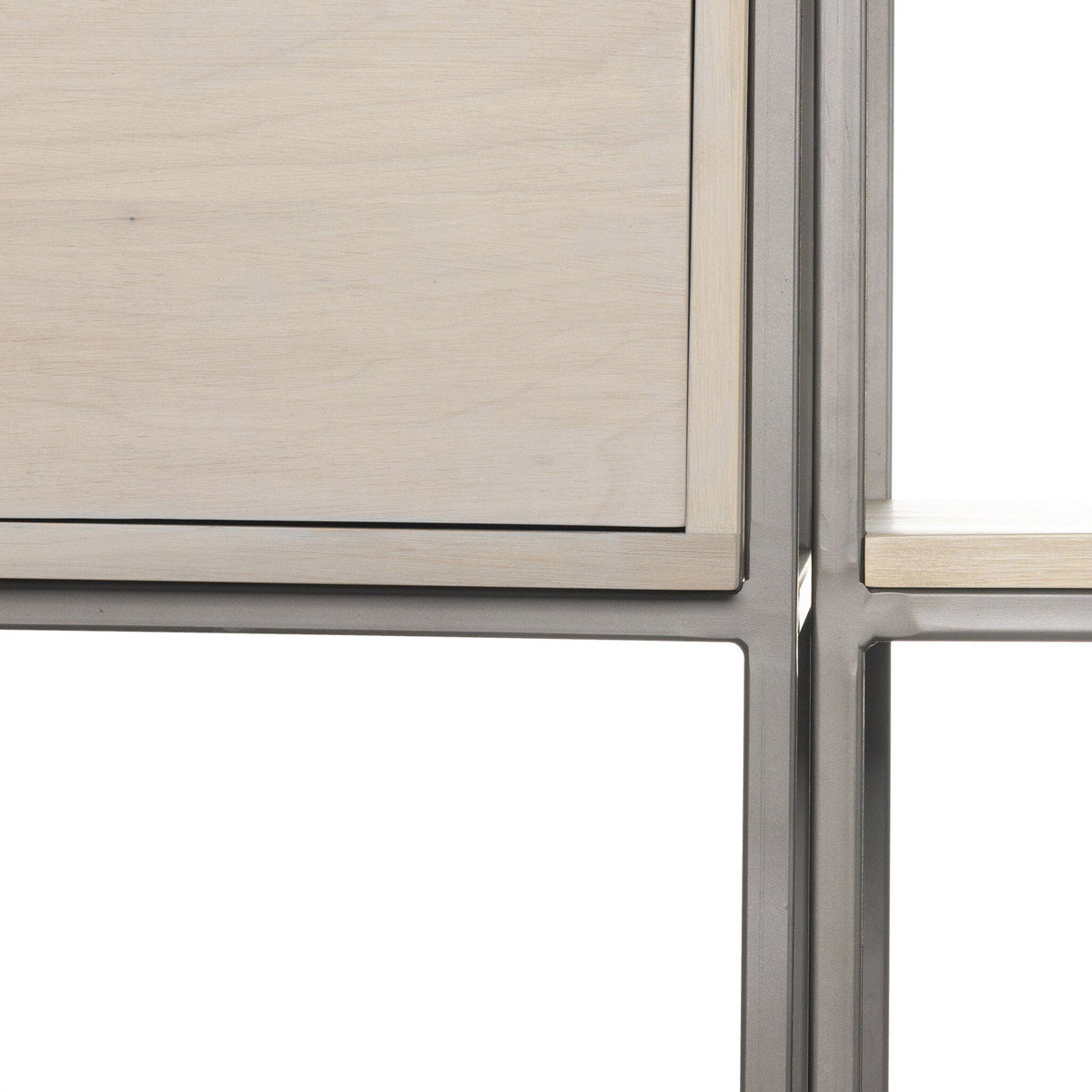 Trey Modular Wall Desk With 2 Bookcases - Dove Poplar