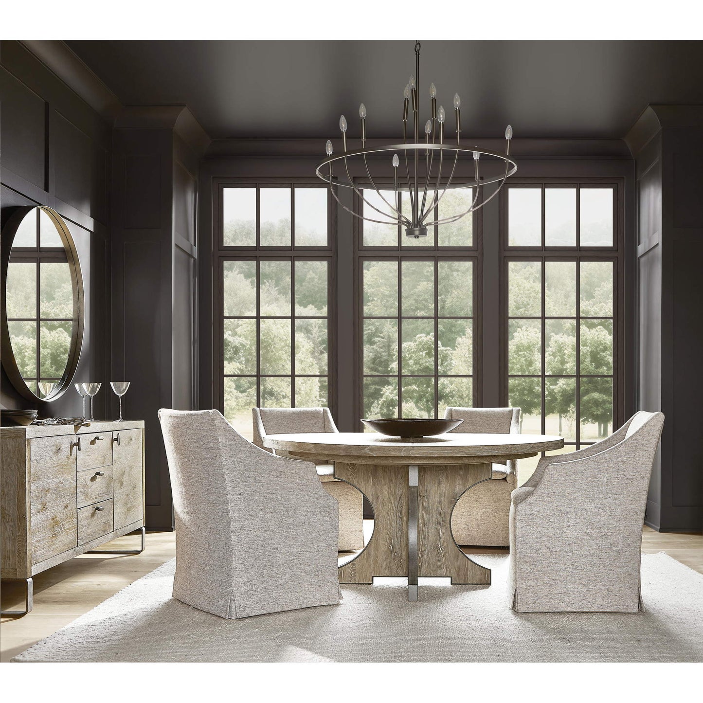 Tribeca Round Extendable Dining Table