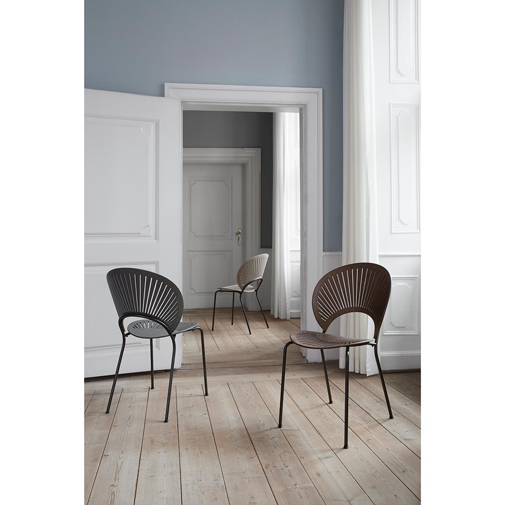 Trinidad Dining Chair - Lacquered Walnut