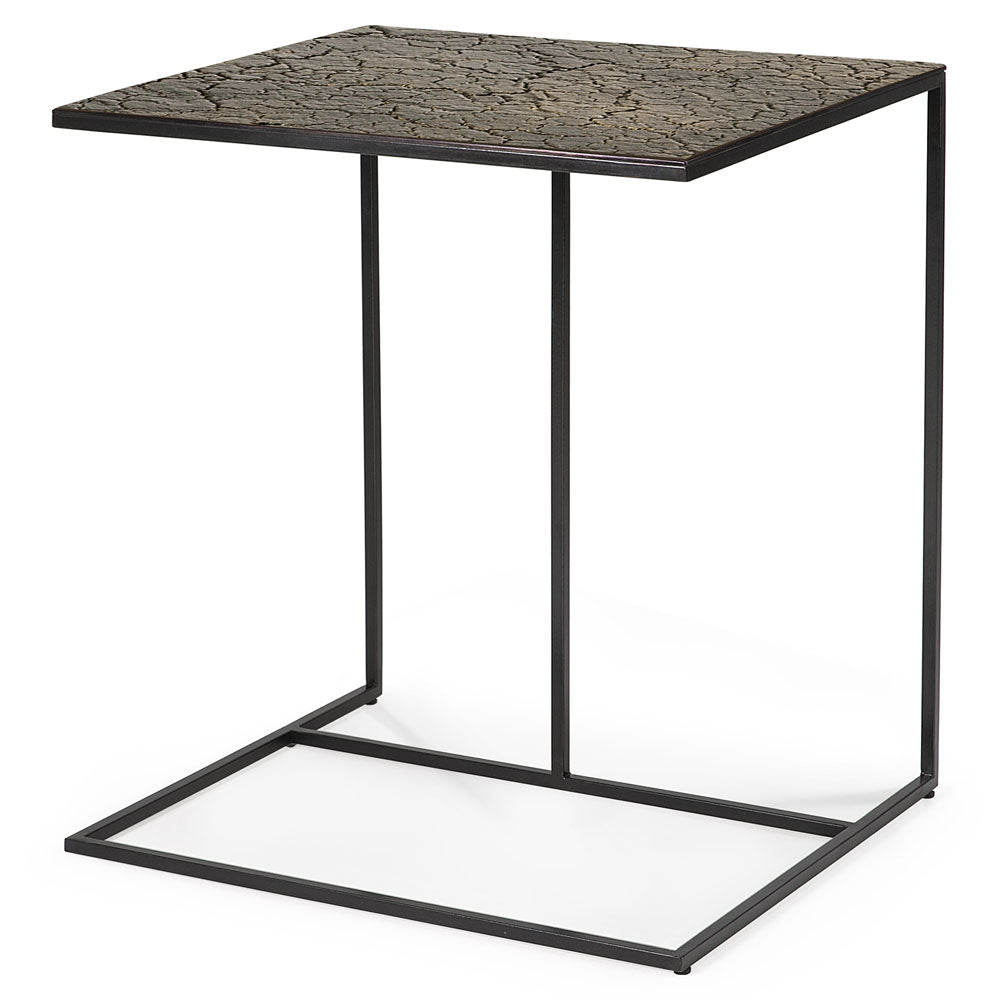 Triptic Side Table - Lava Whisky