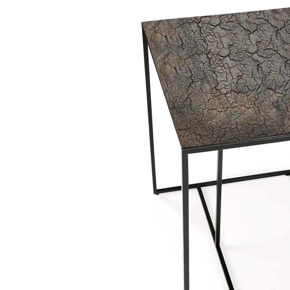 Triptic Side Table - Lava Whisky