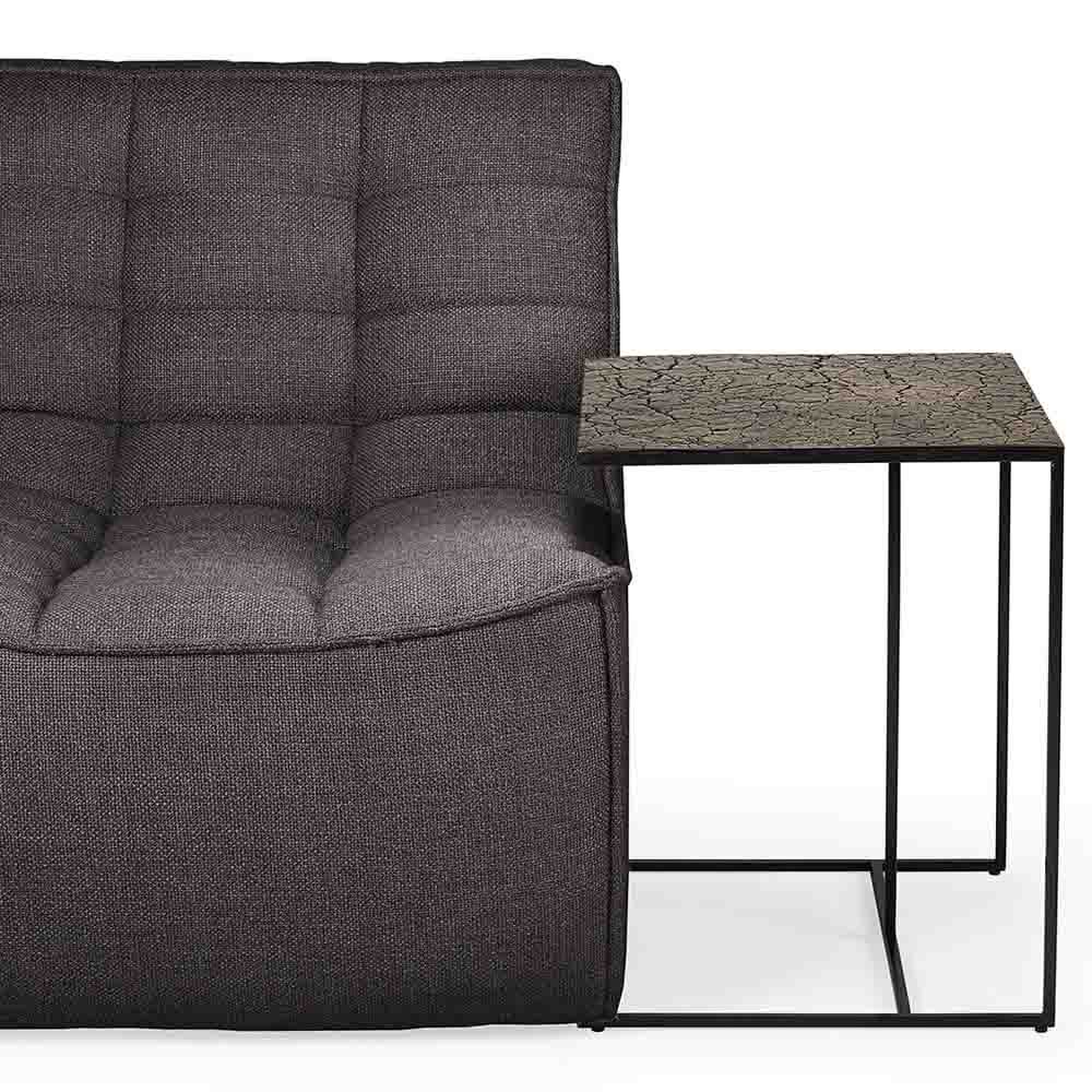 Triptic Side Table - Lava Whisky