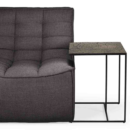 Triptic Side Table - Lava Whisky