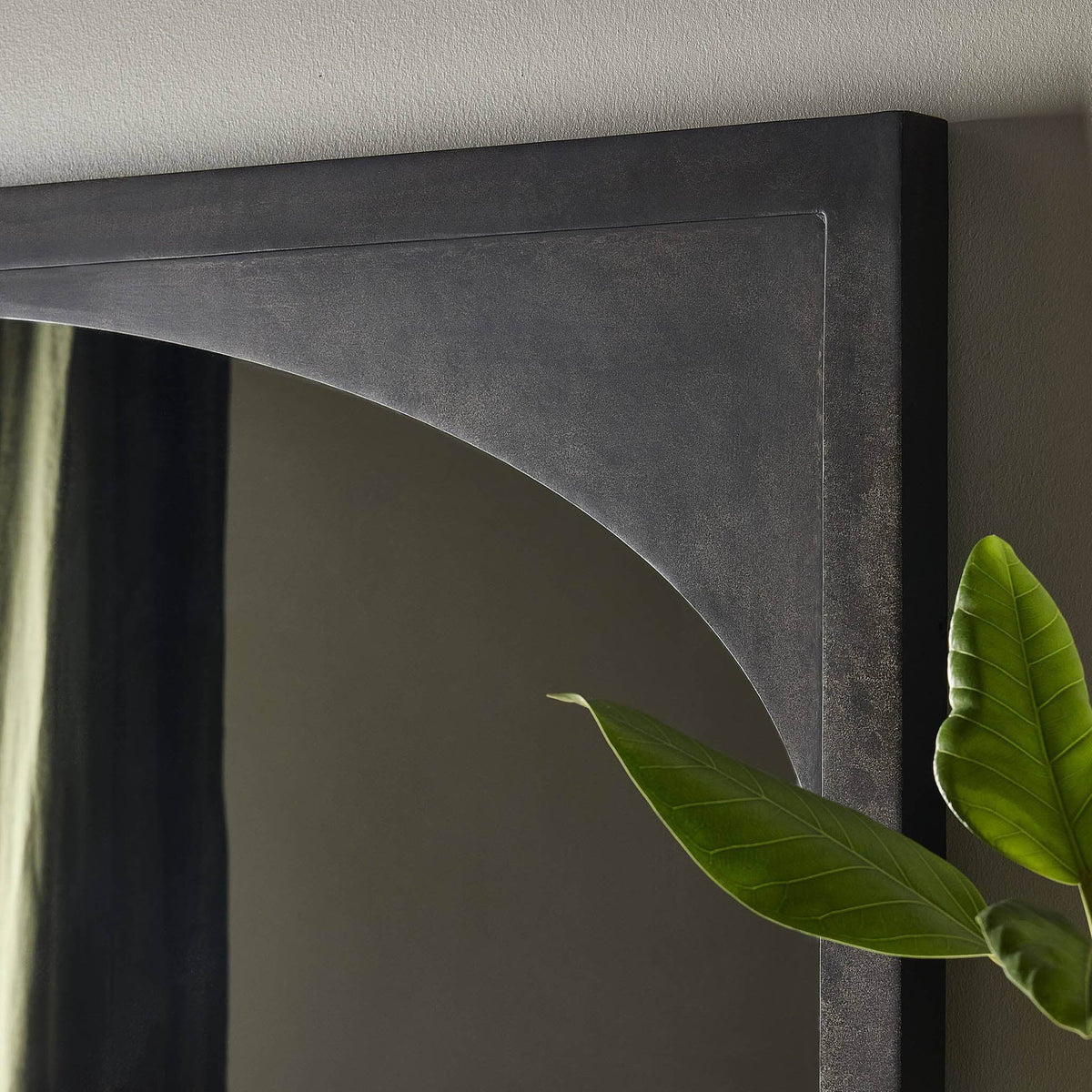 Troyes Floor Mirror - Burnished Charcoal