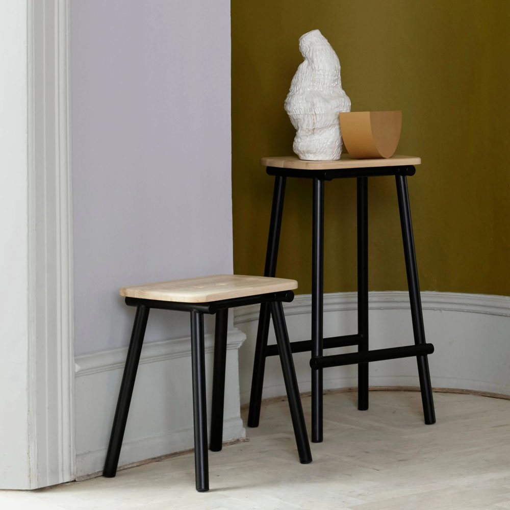 Tubby Tube Stool - Natural Ash