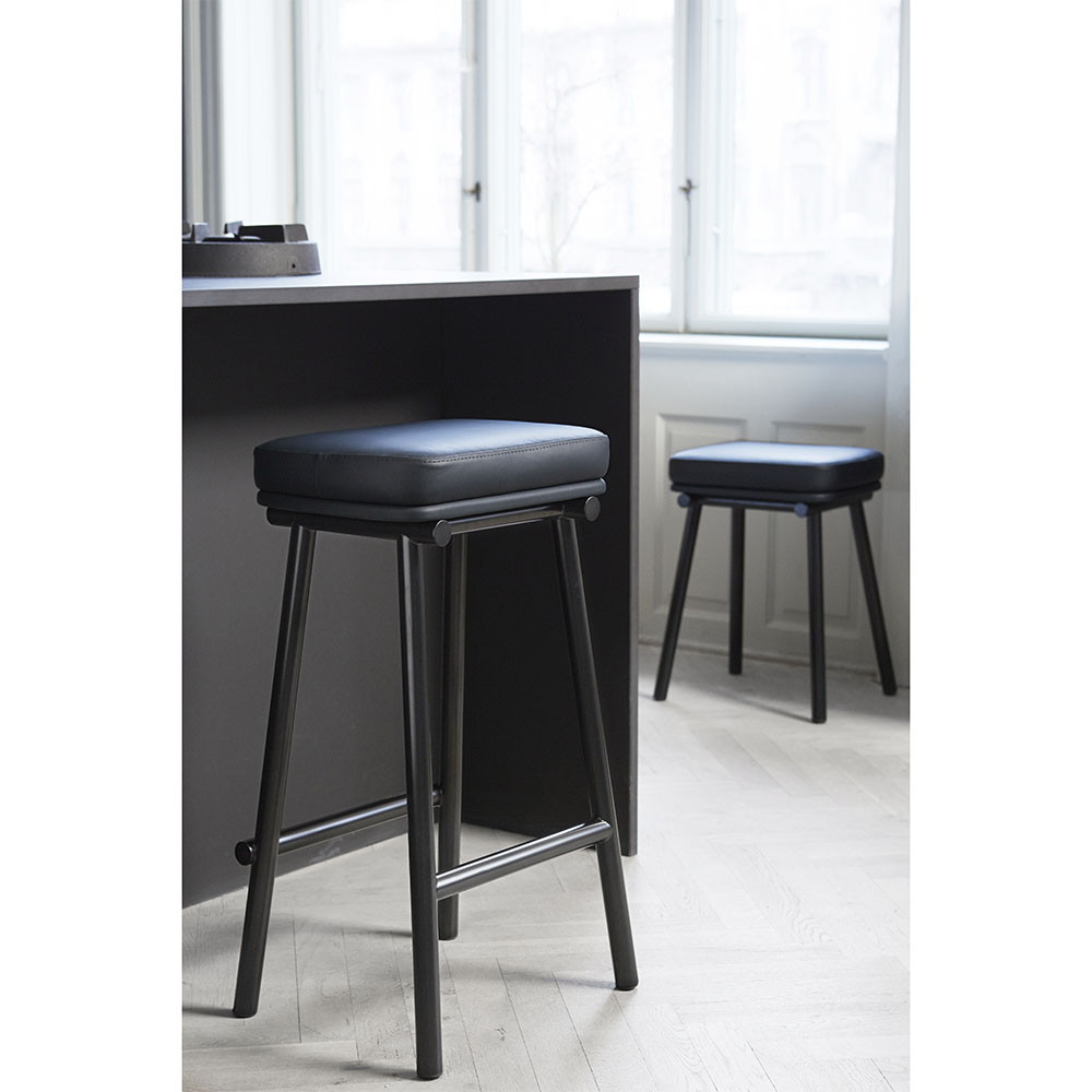 Tubby Tube Upholstered Counter Stool