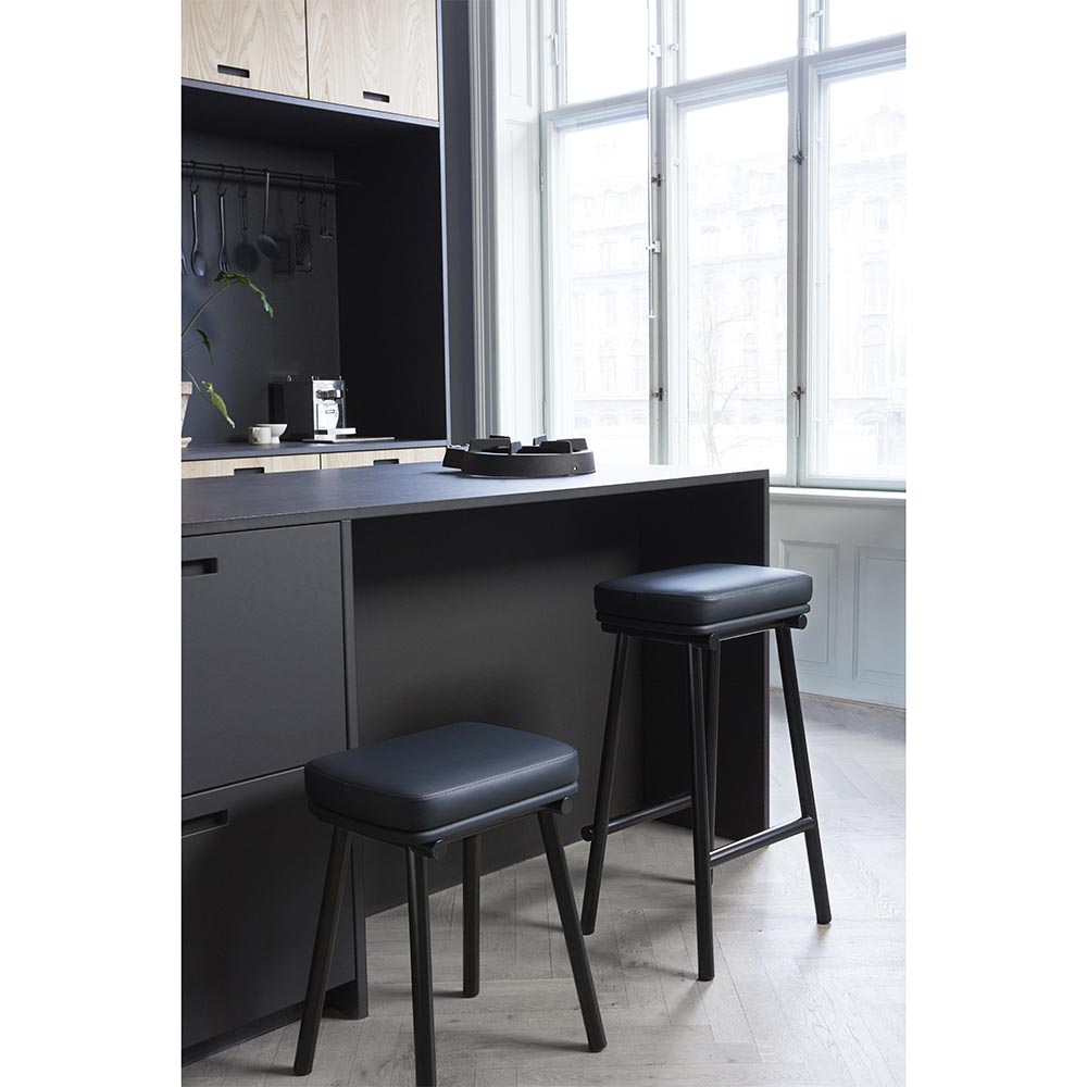 Tubby Tube Upholstered Counter Stool