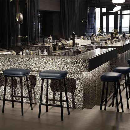 Tubby Tube Upholstered Counter Stool