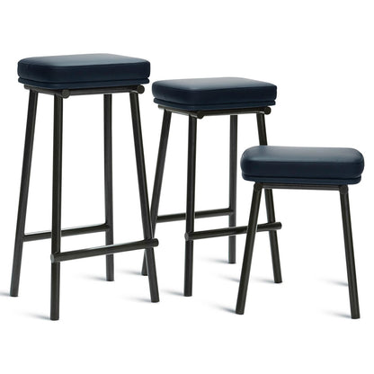 Tubby Tube Upholstered Counter Stool