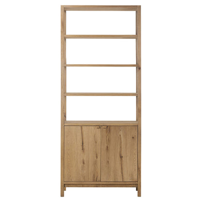 Tula Bookcase - Worn Oak Veneer