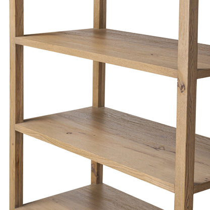 Tula Bookcase - Worn Oak Veneer
