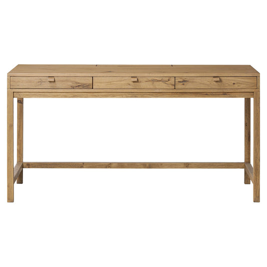 Tula Writing Desk - Worn Oak Veneer