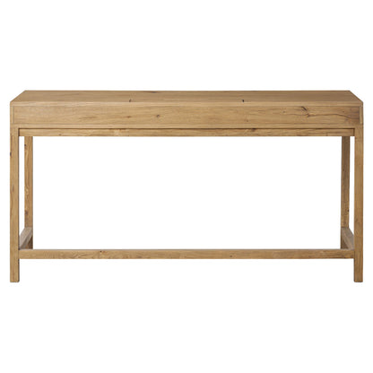 Tula Writing Desk - Worn Oak Veneer