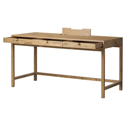 Tula Writing Desk - Worn Oak Veneer