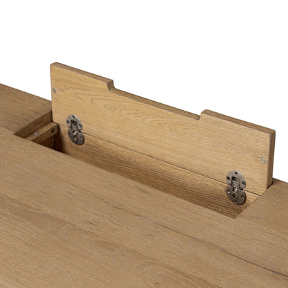 Tula Writing Desk - Worn Oak Veneer