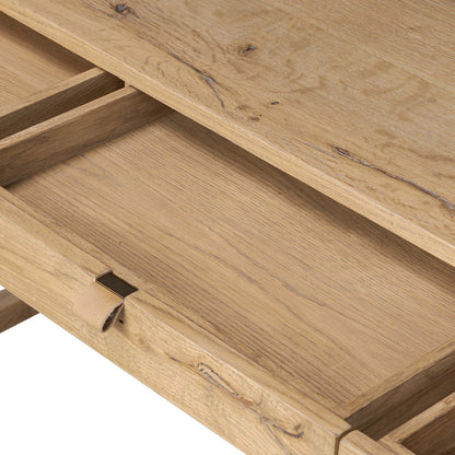 Tula Writing Desk - Worn Oak Veneer