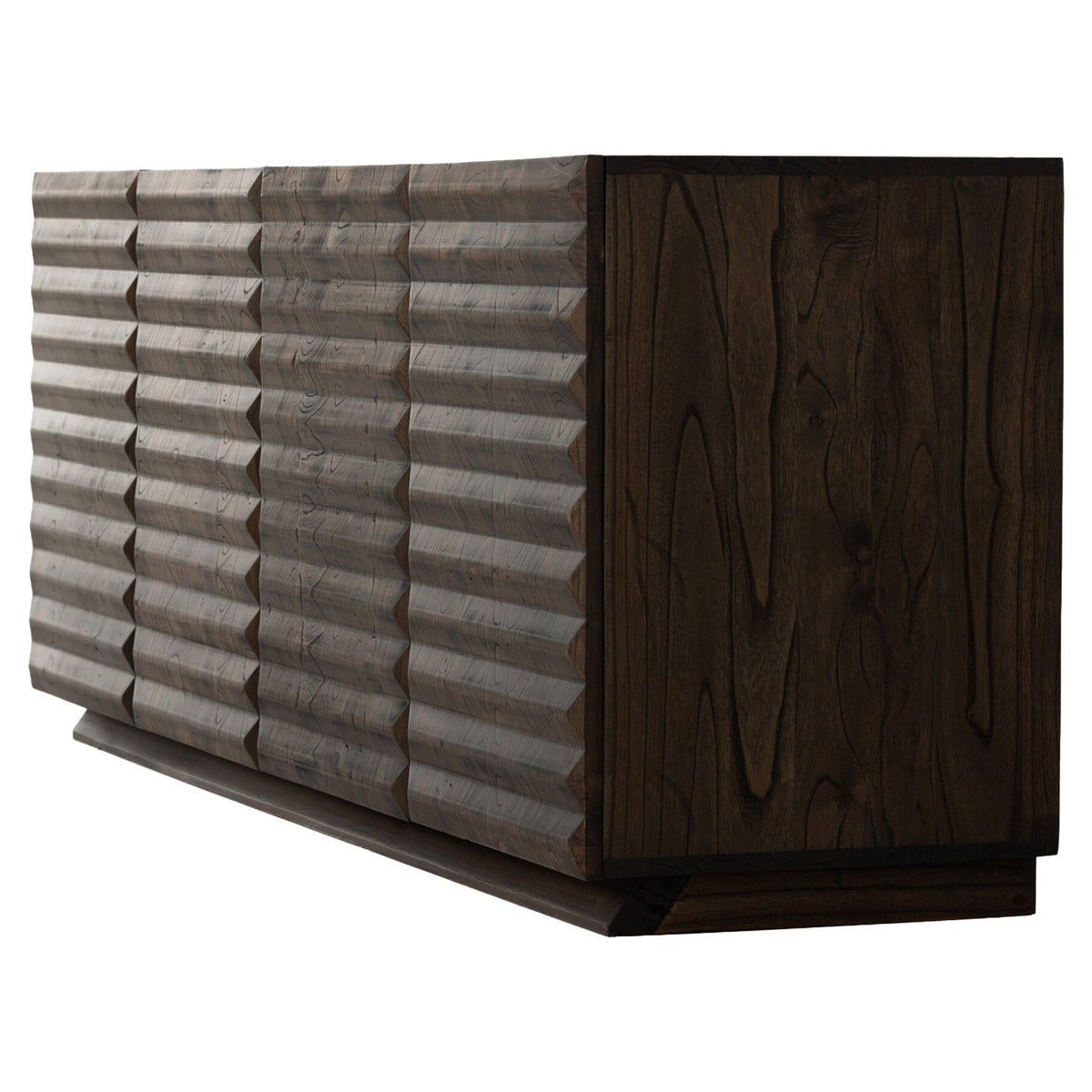 Tussac Media Console - Matte Brown Neem