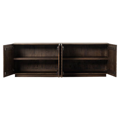 Tussac Media Console - Matte Brown Neem