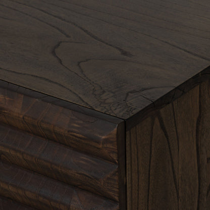 Tussac Media Console - Matte Brown Neem