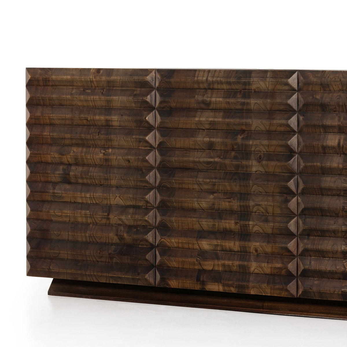 Tussac Media Console - Matte Brown Neem