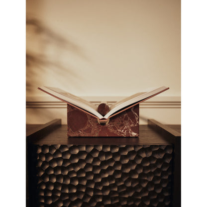 Tvara Book Stand - Rosso Levanto