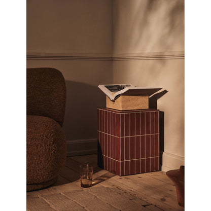 Tvara Book Stand - Travertine