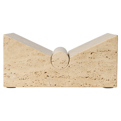 Tvara Book Stand - Travertine