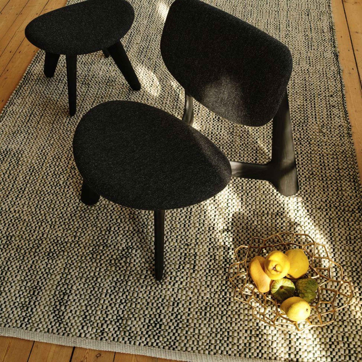 Tweed Rug - Green