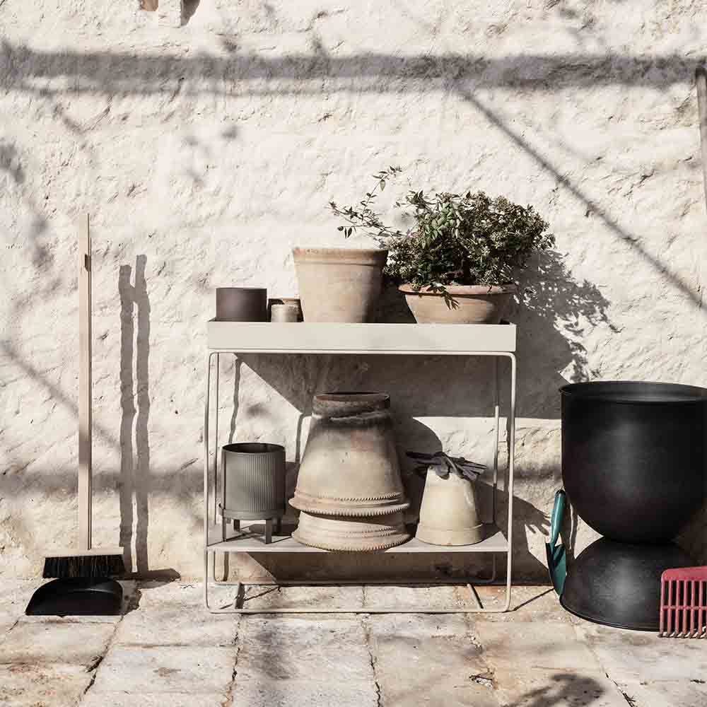 Two-Tier Plant Box - Light Gray