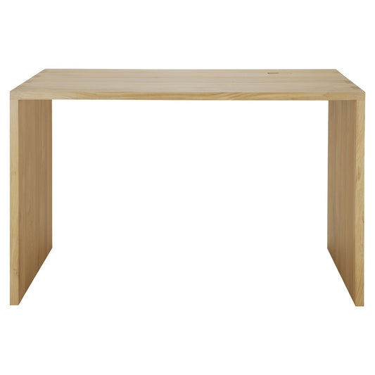 U Desk - Oak, With Cable Management