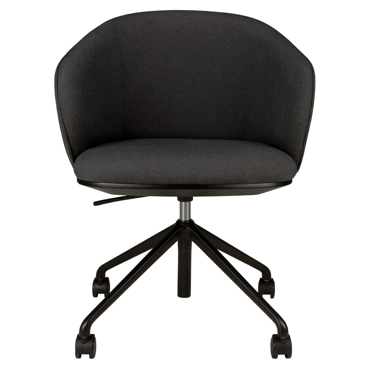 Unda Office Chair With Wheels - Charcoal