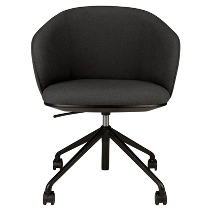 Unda Office Chair With Wheels - Charcoal